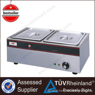 Shinelong factory outlet wholesale price 2-Pan food warmer bain marie with good effect of heat insulation